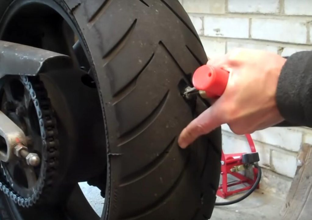 Repair A Motorcycle Flat Tire